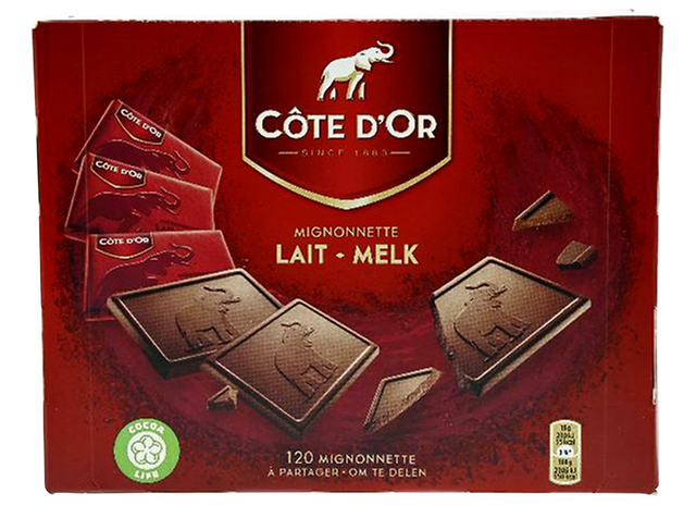 Chocolade Cote d’Or mignonnette melk 120×10 gram