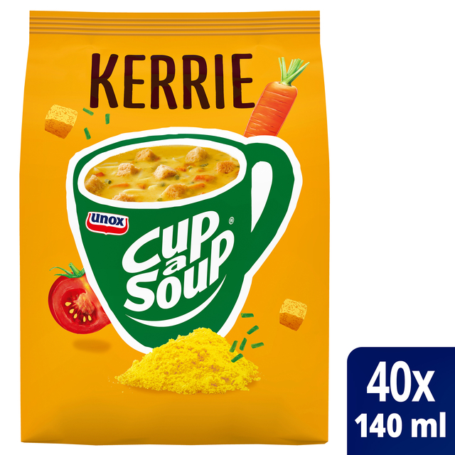 Cup-a-Soup Unox machinezak kerrie 140ml