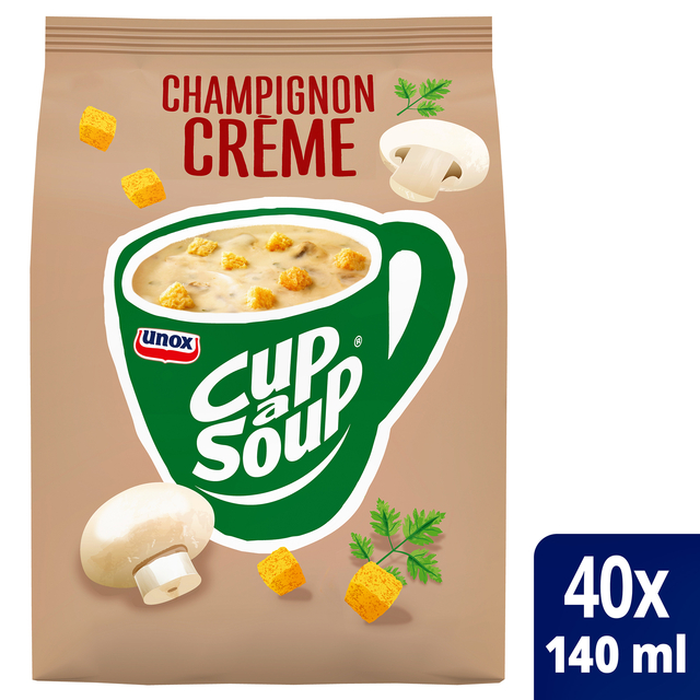 Cup-a-Soup Unox machinezak champignon crème 140ml