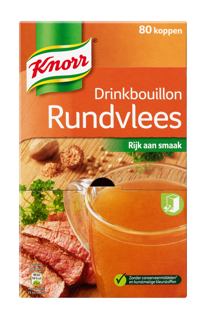 Drinkbouillon Knorr rundvlees