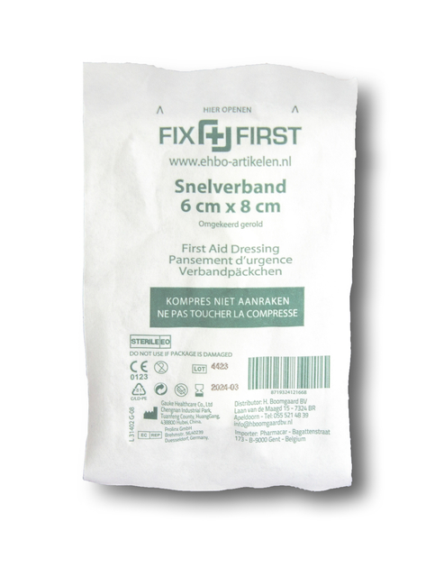 Snelverband FixFirst gerold 6x8cm