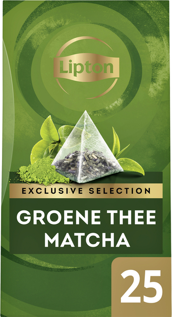 Thee Lipton Exclusive groene thee matcha 25x2gr