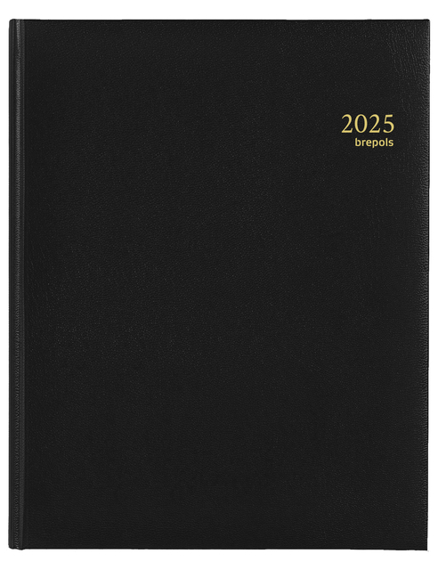 Agenda 2025 Brepols Concorde Lima 7dagen/2pagina’s zwart