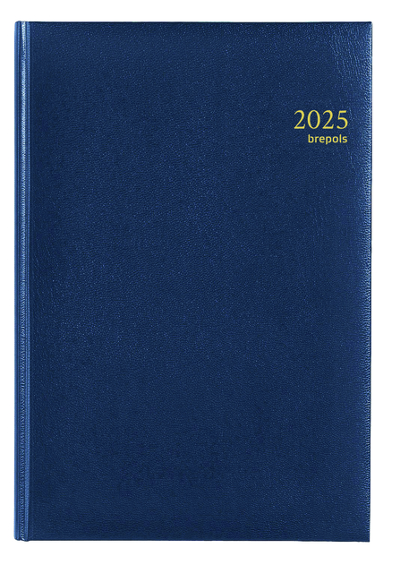 Agenda 2025 Brepols Omega Lima 7dagen/2pagina’s blauw