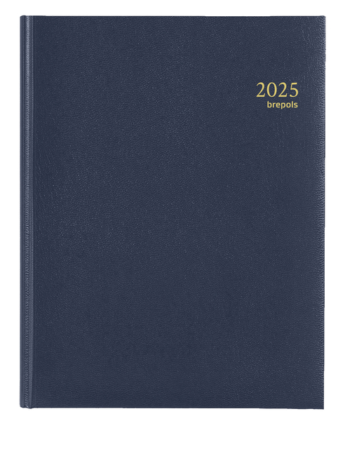 Agenda 2025 Brepols Timing Lima 7dagen/2pagina’s blauw