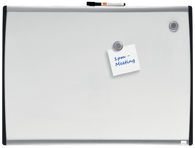 Whiteboard Nobo 58.5x43cm gewelfd