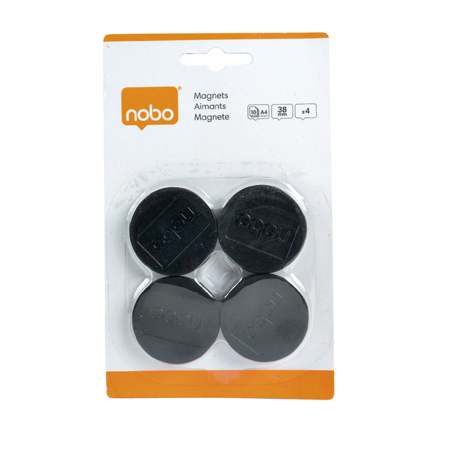 Magneet Nobo 38mm 800gr zwart