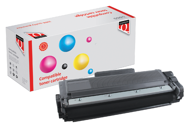 Toner Quantore alternatief tbv Brother TN-2320BK zwart