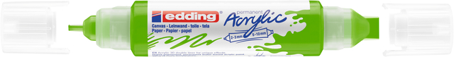 Acrylmarker edding e-5400 3D double liner geelgroen