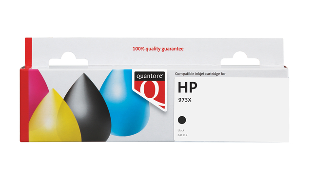 Inktcartridge Quantore alternatief tbv HP L0S07AE 973X zwart