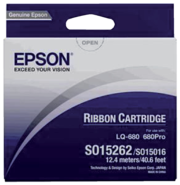 Lint Epson S015262 voor LQ-670 nylon zwart