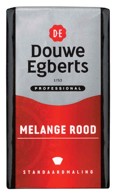 Koffie Douwe Egberts snelfiltermaling Melange Rood 250gr