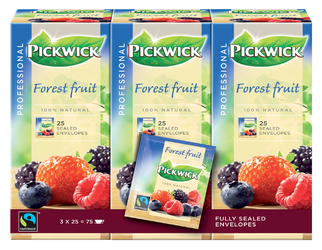 Thee Pickwick Fair Trade forest fruit 25×1.5gr