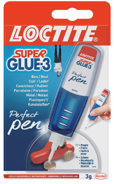 Secondelijm Loctite Perfect Pen 3 gram op blister