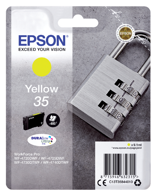 Inktcartridge Epson 35 T3584 geel