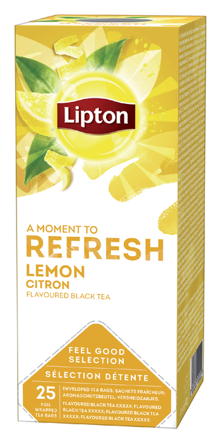 Thee Lipton Refresh lemon 25×1.5gr