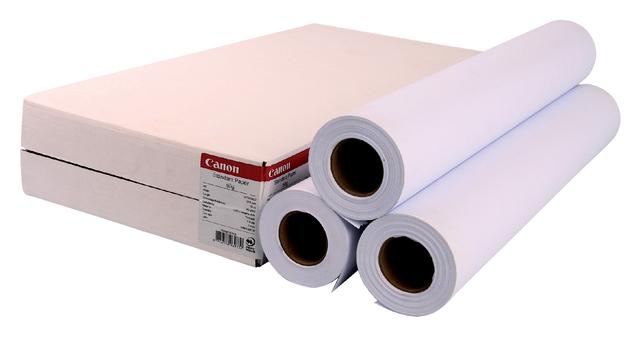 Inkjetpapier Canon 610mmx50m 80gr standaard