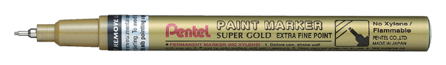 viltstift Pentel MFP10 rond 0.7mm goud