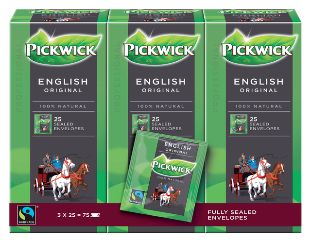 Thee Pickwick Fair Trade English 25×2.5gr