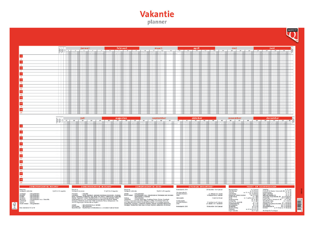 Vakantieplanner 2025 Quantore