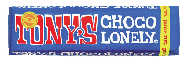 Chocolade Tony’s Chocolonely puur reep 50 gr