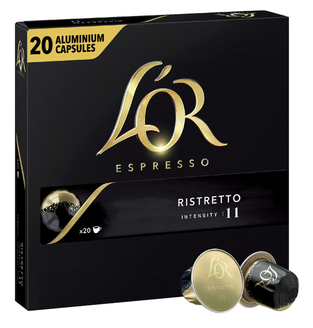 Koffiecups L’Or espresso Ristretto 20 stuks