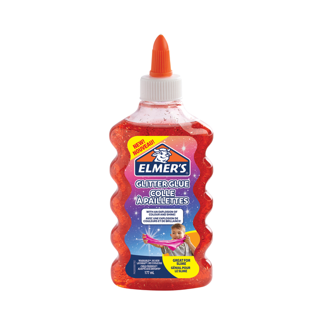 Kinderlijm Elmer’s glitter rood