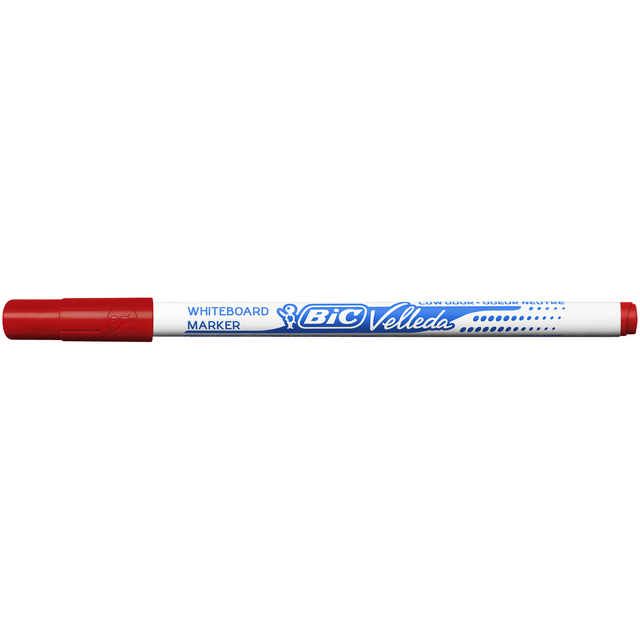 Viltstift Bic Velleda 1721 whiteboard rond fijn rood