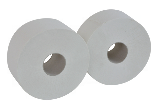 Toiletpapier Cleaninq Mini Jumbo 2laags 170m 12rollen