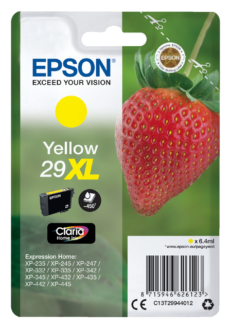 Inktcartridge Epson 29XL T2994 geel