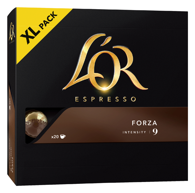 Koffiecups L’Or espresso Forza 20 stuks