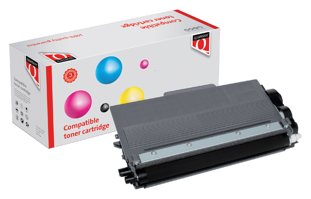 Toner Quantore alternatief tbv Brother TN-3380BK zwart