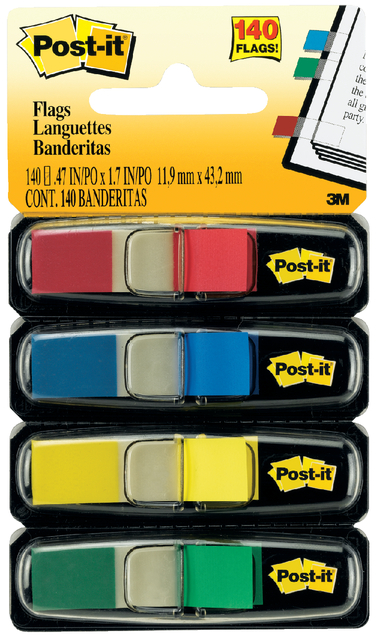 Indextabs Post-it 6834 11,9×43,1mm assorti