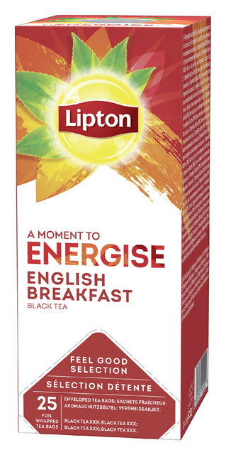 Thee Lipton Energise English breakfast 25×1.5gr