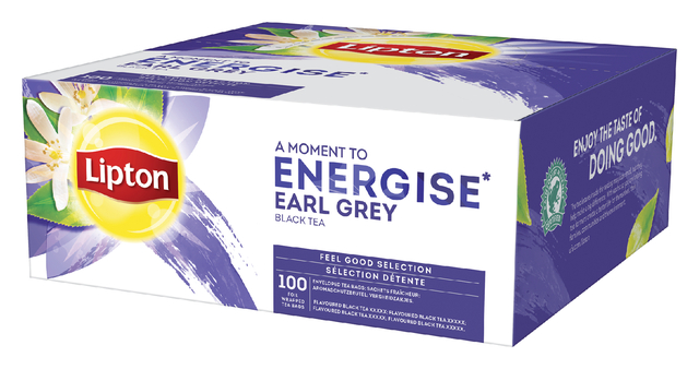 Thee Lipton Energise earl grey 100×1.5gr