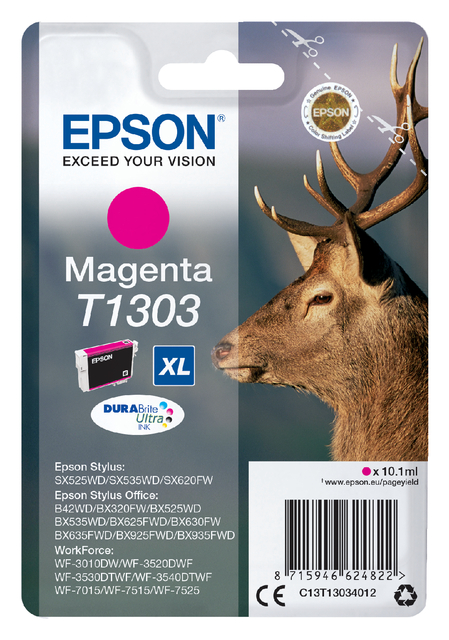 Inktcartridge Epson T1303 rood