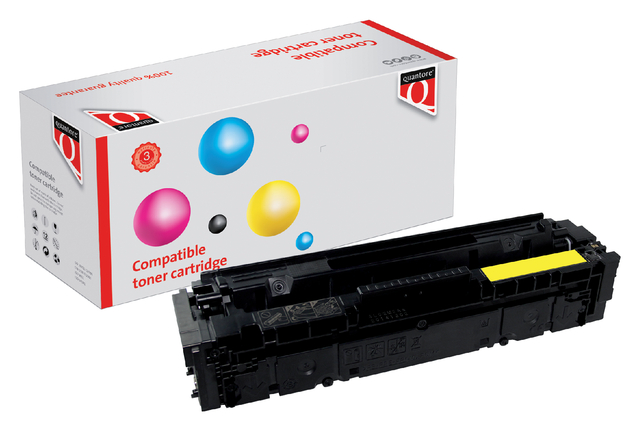 Tonercartridge Quantore alternatief tbv HP CF402A 201A geel