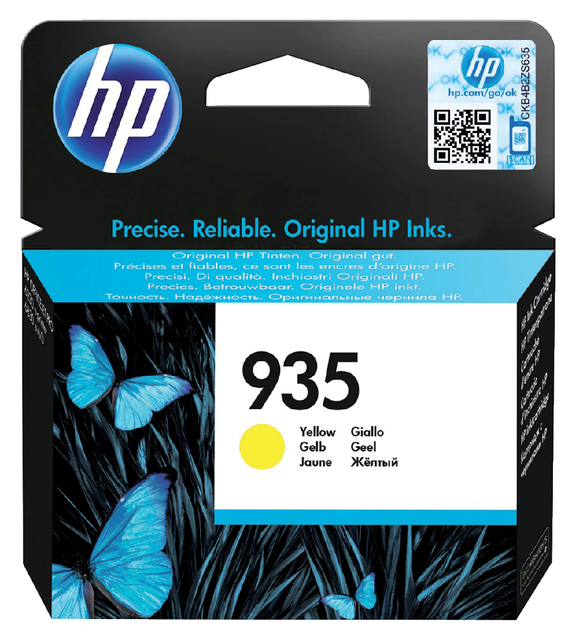 Inktcartridge HP C2P22AE 935 geel