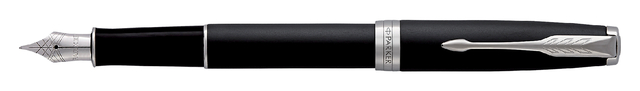 Vulpen Parker Sonnet matte black lacquer CT medium