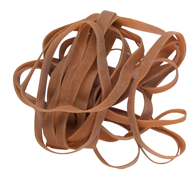 Elastiek Standard Rubber Bands 34 100×2.5mm 500gr 800 stuks bruin