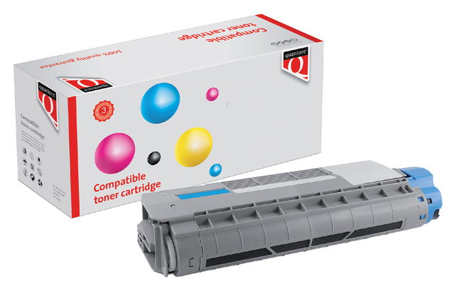 Toner Quantore alternatief tbv Oki 44315307 blauw