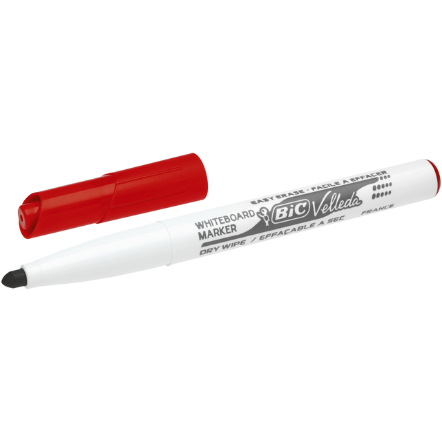 Viltstift Bic Velleda 1741 whiteboard rond medium rood