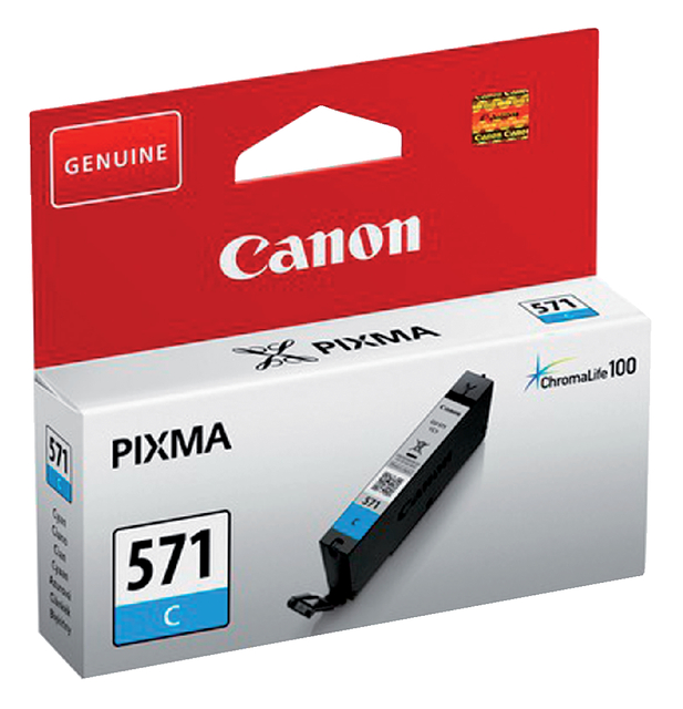 Inktcartridge Canon CLI-571 blauw