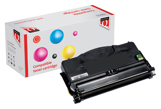 Tonercartridge Quantore alternatief tbv Lexmark 12016SE zwart