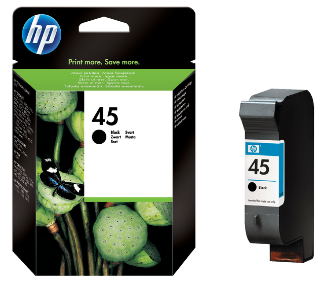 Inktcartridge HP 51645A 45 zwart