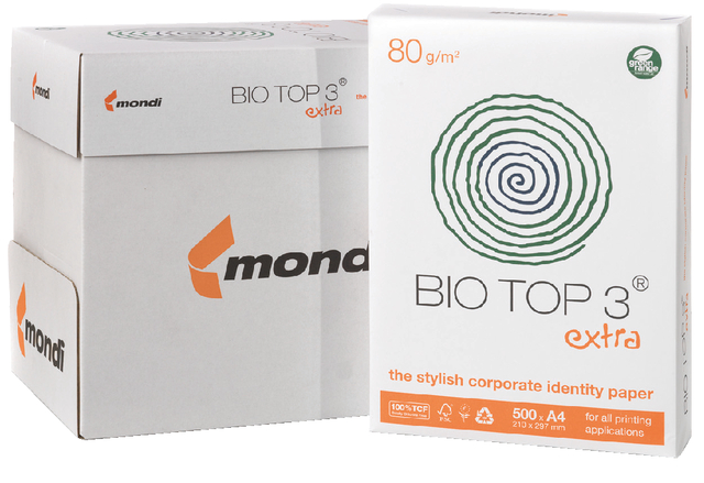 Kopieerpapier BioTop 3 A4 80gr naturel 500vel