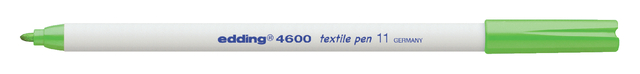 Viltstift edding 4600 textiel rond 1mm lichtgroen