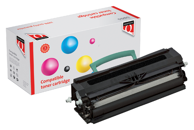 Tonercartridge Quantore alternatief tbv Lexmark E250A11E zwart