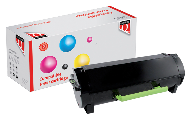 Tonercartridge Quantore alternatief tbv Lexmark 50F2000 zwart